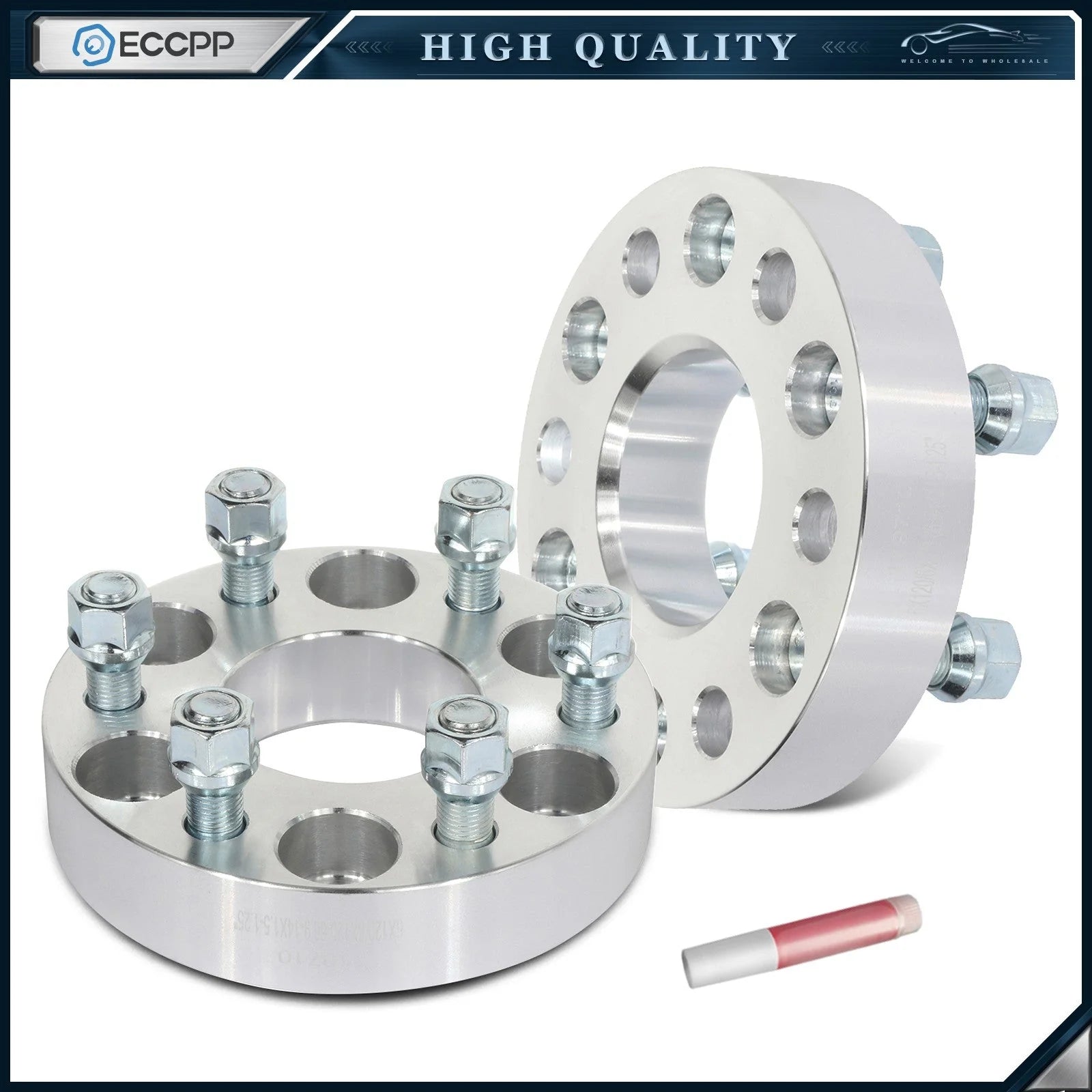 2Pcs 6x120 Wheel Spacers 1.25 inch For Chevy Colorado Traverse GMC Canyon Acadia KOEEP [1]