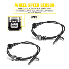 2Pcs ABS Wheel Speed Sensor for Nissan Rogue 2014-2020 Front Driver Passenger EA 6B93BC-57 [1]