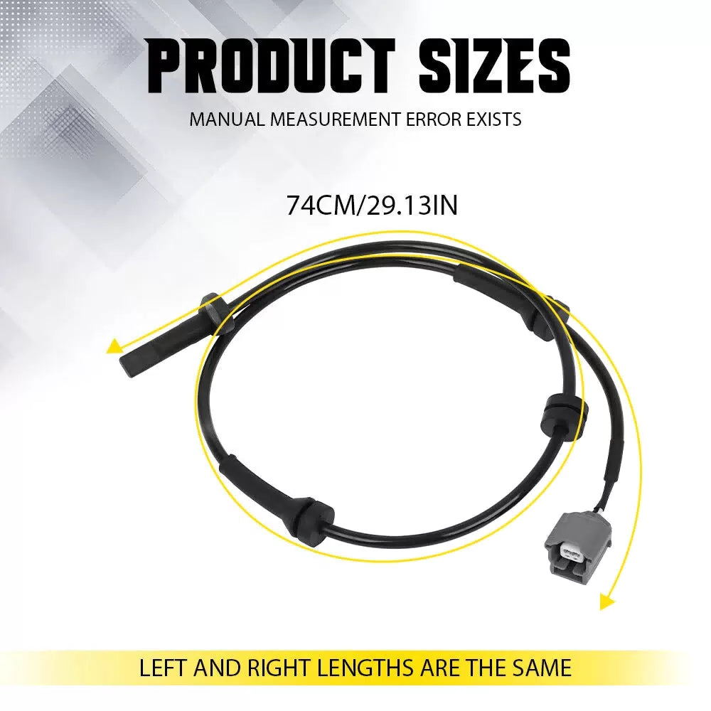 2Pcs ABS Wheel Speed Sensor for Nissan Rogue 2014-2020 Front Driver Passenger EA 6B93BC-57 [2]