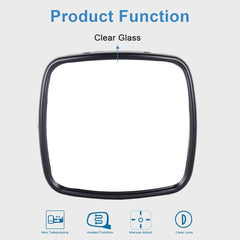 2Pcs For 2010-2016 Freightliner M2 Columbia Wide Angle Mirrors Heated KOEEP [2]