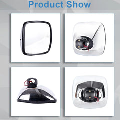 2Pcs For 2010-2016 Freightliner M2 Columbia Wide Angle Mirrors Heated KOEEP [3]
