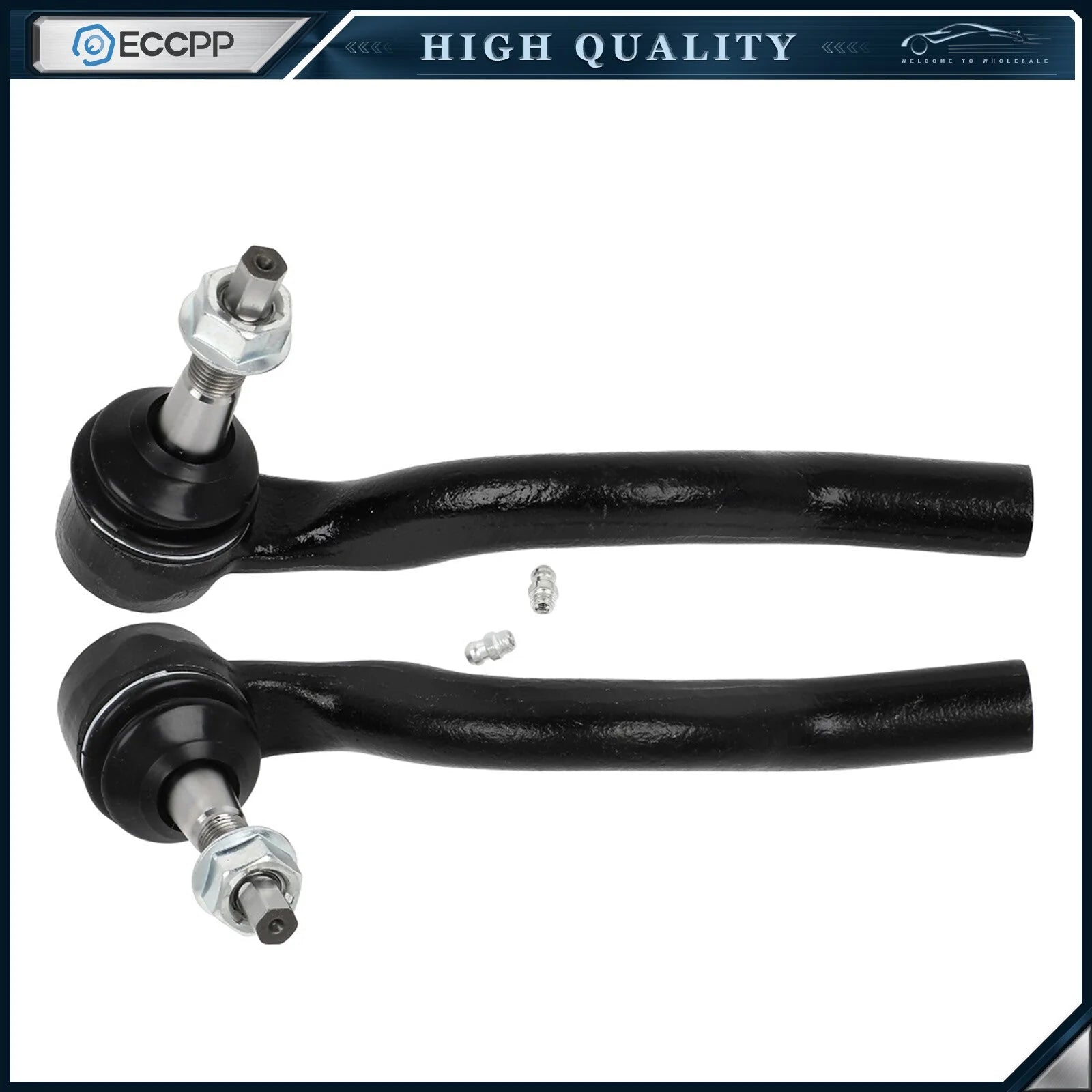 2Pcs Front Outer Tie Rod End Link Steering Kit For 2016-2021 Jeep Grand Cherokee KOEEP [1]
