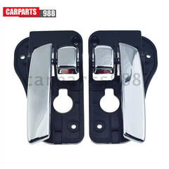 2Pcs Interior Door Handle Left Right For 2007-12 Kia Rondo 826101D000 826201D000 6B93BC-57 [3]