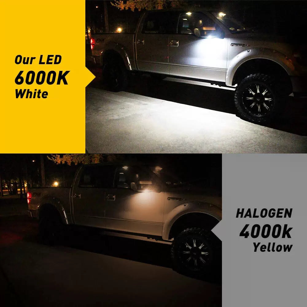 2Pcs LED Side View Mirror Puddle Lights Lamps for Ford Expedition 2007-2017 12V 6B93BC-57 [6]