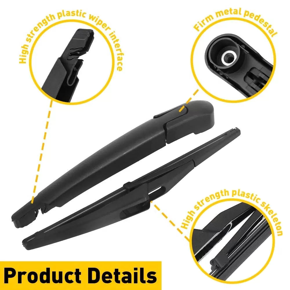 2Pcs Rear Window Wiper with Arm Blade Kit 68256590AA For Jeep Renegade 2015-2021 6B93BC-57 [4]