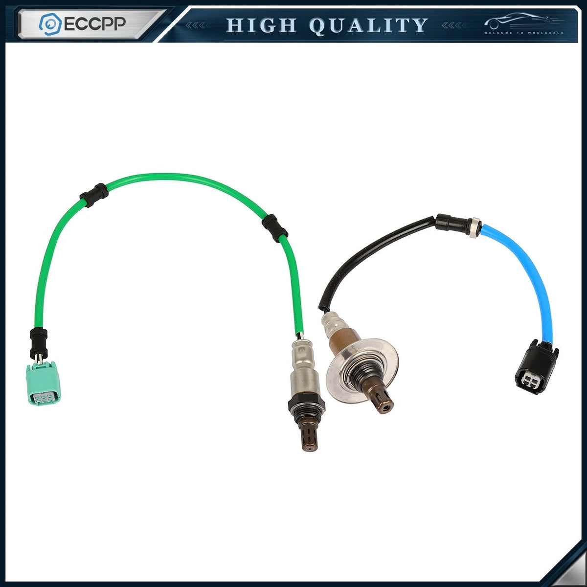 2Pcs Upstream & Downstream Oxygen O2 Sensor Fits Honda CR-V CRV 2.4L 2007-2009 KOEEP [1]