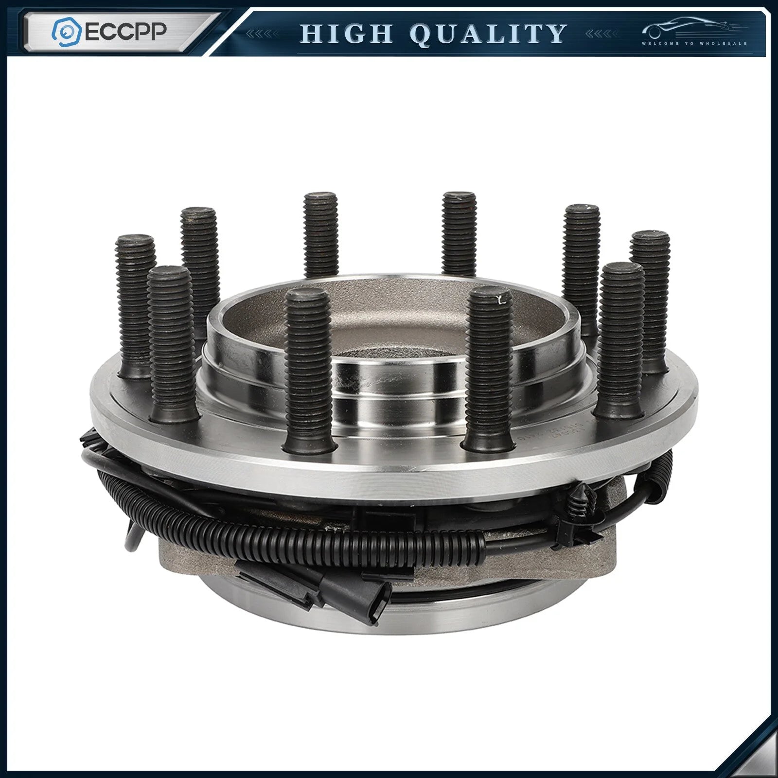 2Pcs Wheel Hub Bearings Front RWD For 2011-2016 Ford F450 F550 Super Duty 10 Lug KOEEP [2]