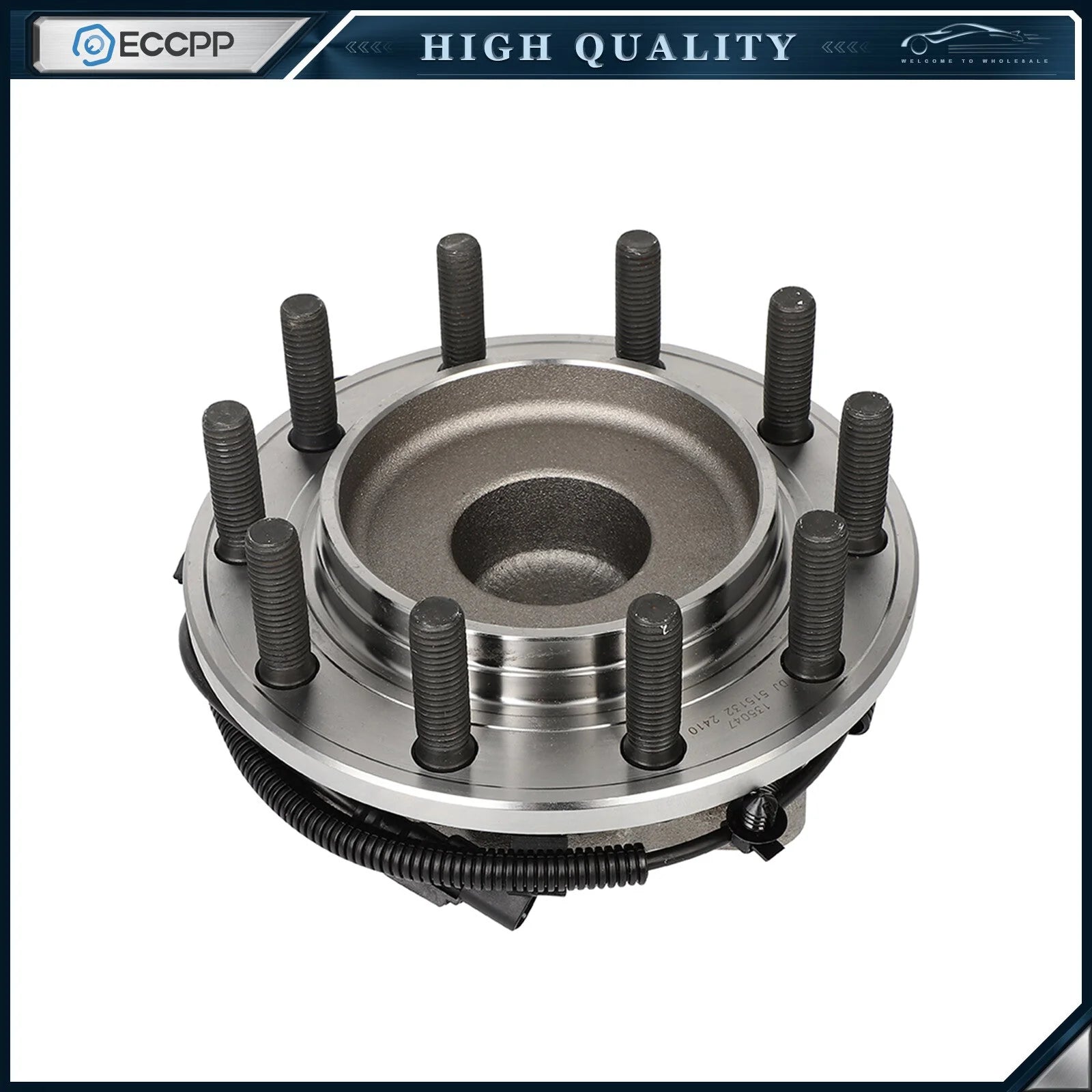 2Pcs Wheel Hub Bearings Front RWD For 2011-2016 Ford F450 F550 Super Duty 10 Lug KOEEP [5]