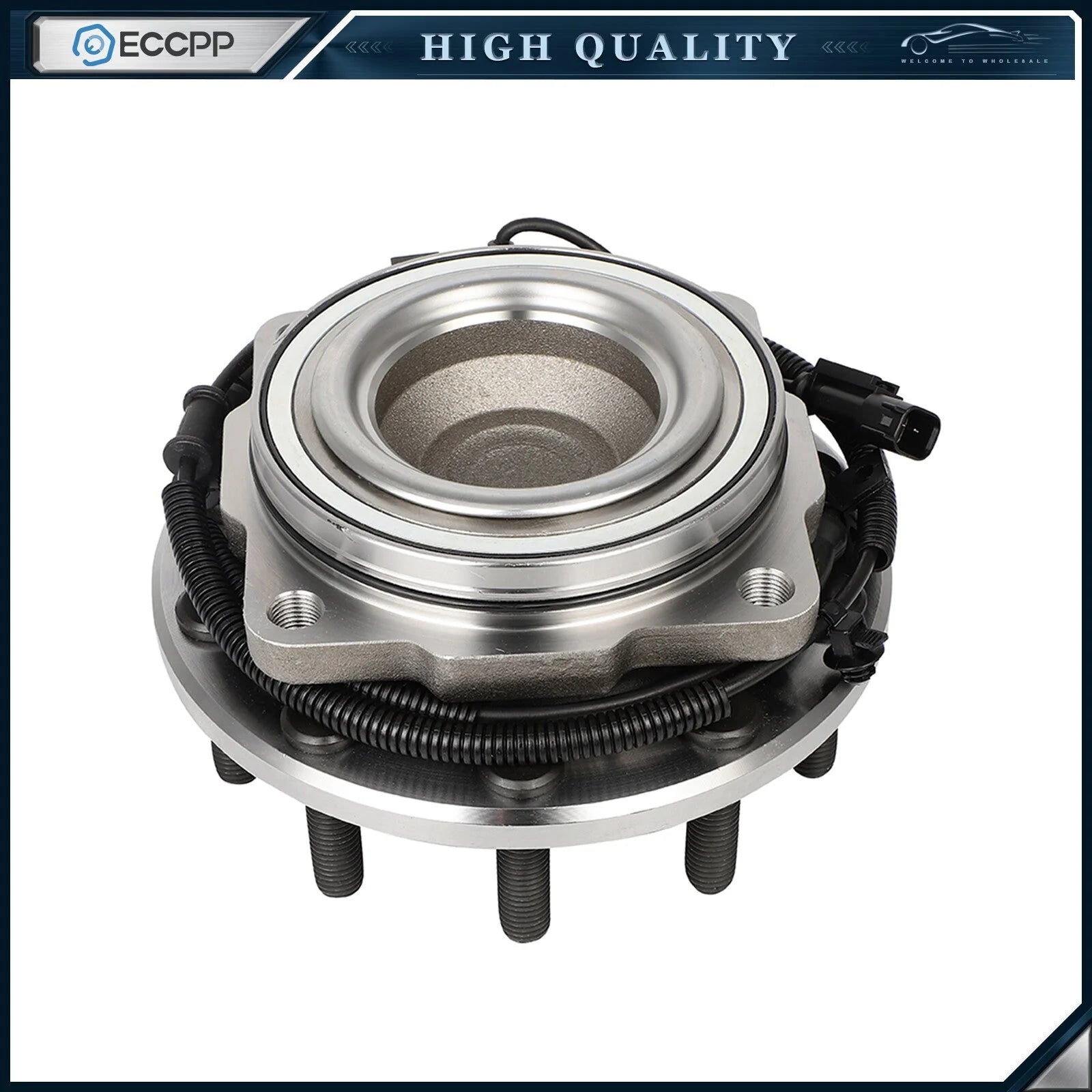 2Pcs Wheel Hub Bearings Front RWD For 2011-2016 Ford F450 F550 Super Duty 10 Lug KOEEP [6]