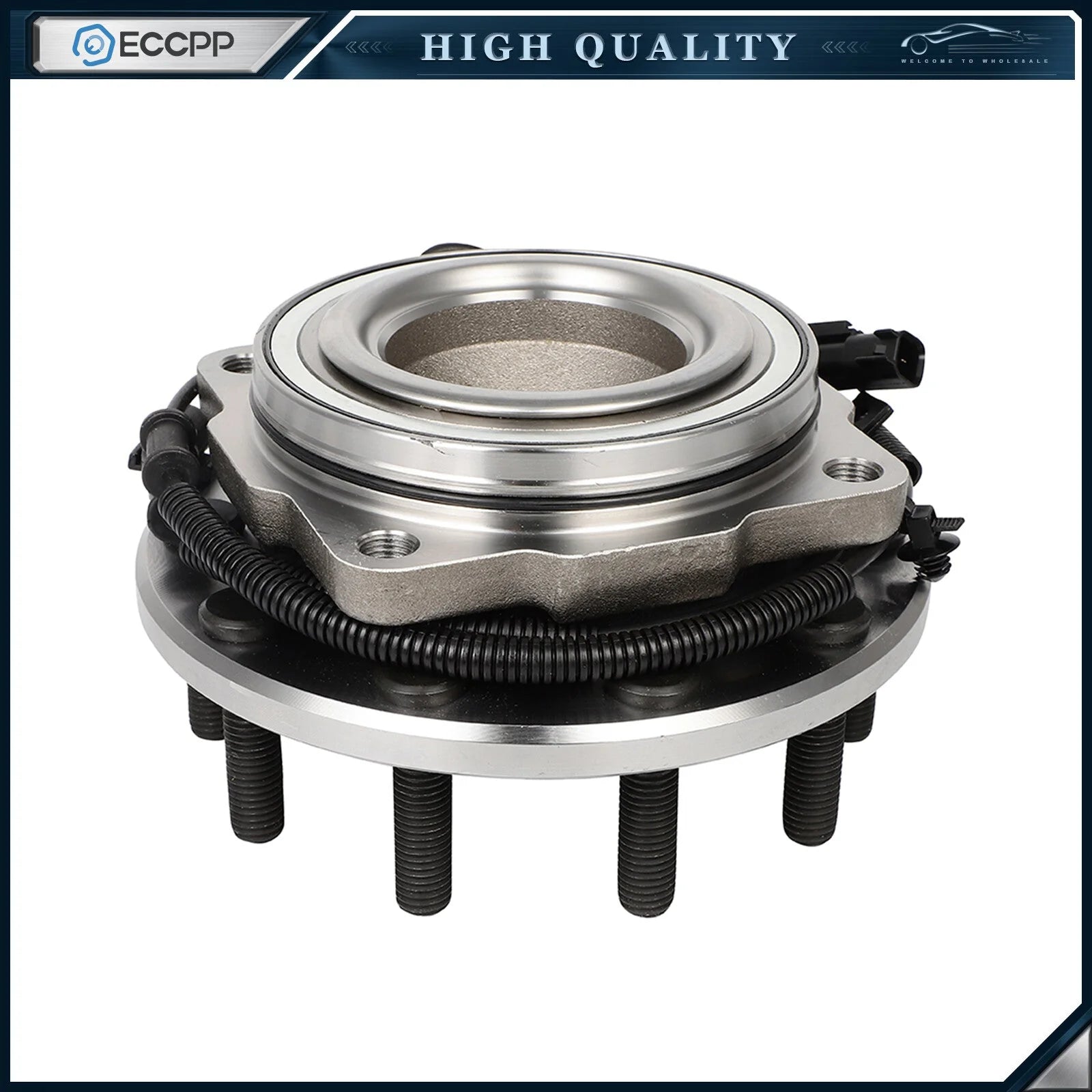 2Pcs Wheel Hub Bearings Front RWD For 2011-2016 Ford F450 F550 Super Duty 10 Lug KOEEP [7]