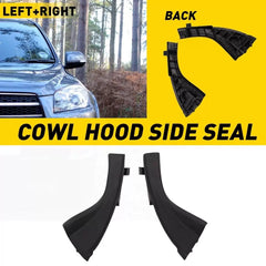 2Pcs Wiper Front Side Cowl Trim Extension Cover Black For Toyota RAV4 2006-2012 6B93BC-57 [1]