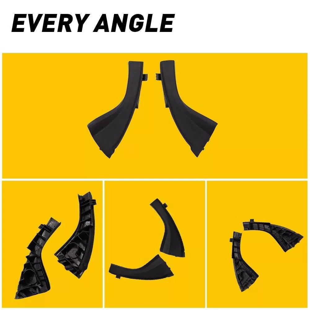 2Pcs Wiper Front Side Cowl Trim Extension Cover Black For Toyota RAV4 2006-2012 6B93BC-57 [8]