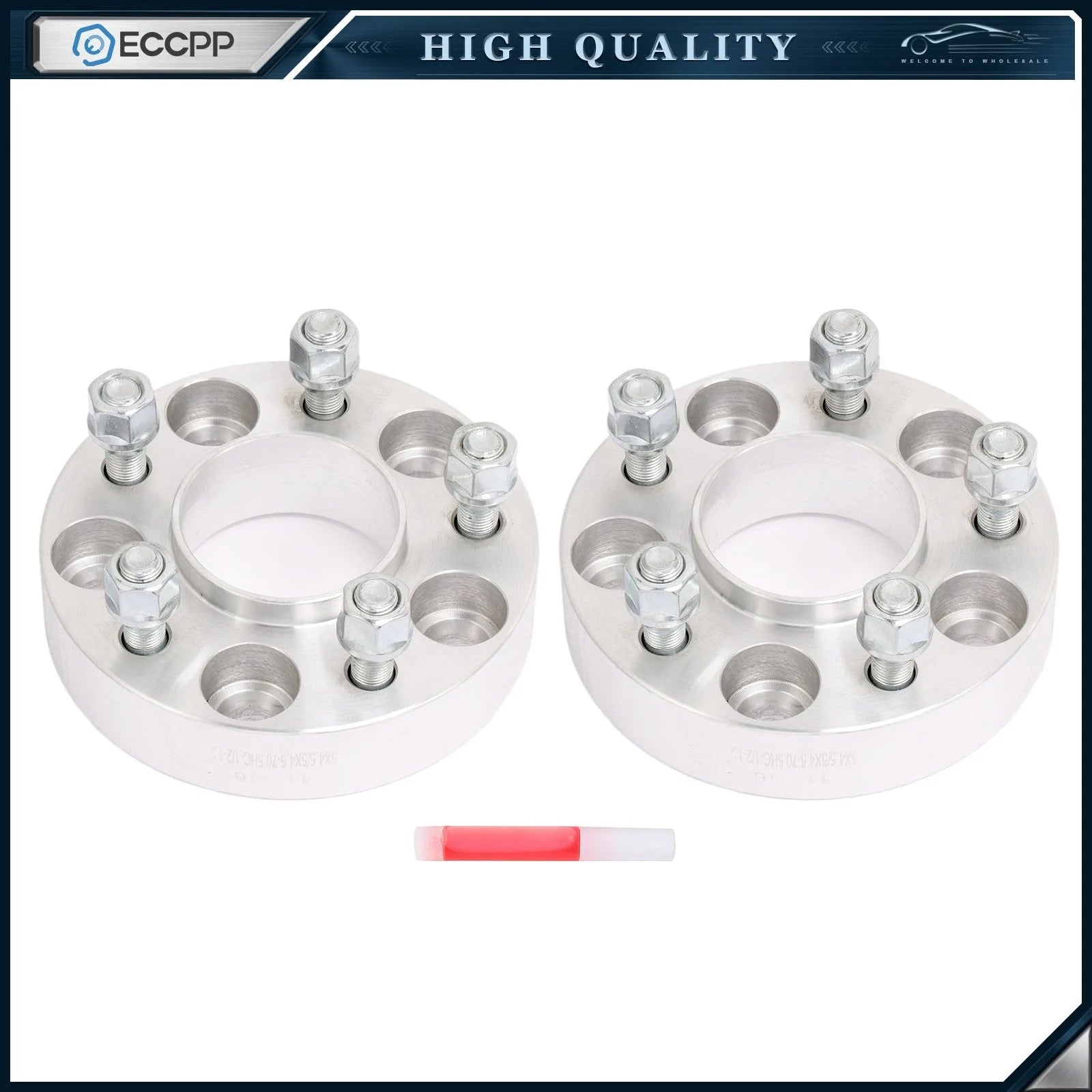 2X 1.25 inch Hubcentric Wheel Spacers 5x4.5 For Mercury Mountaineer Ford Mustang KOEEP [1]
