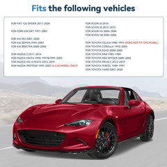 2X 1 inch Hubcentric Wheel Spacers 4x100 12x1.5 For Mazda MX-5 Miata Ford Escort 6B93BC-57 [3]