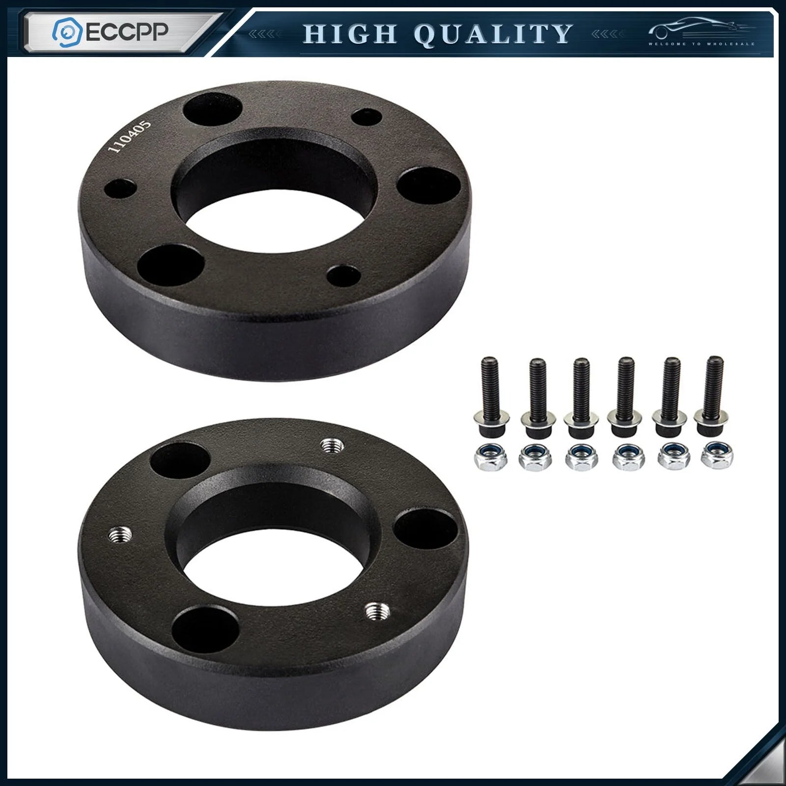 2X 2" Front Leveling Lift Kit For Chevy Silverado Suburban 1500 Tahoe 2007-2024 6B93BC-57 [1]