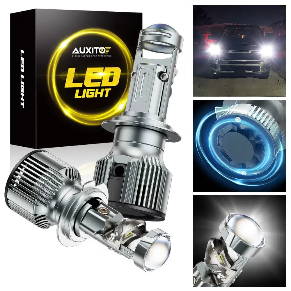 2X AUXITO H7 White LED Headlight Bulb High/Low Beam Fog kit 6500K Y19 EOA AUXITO [10]