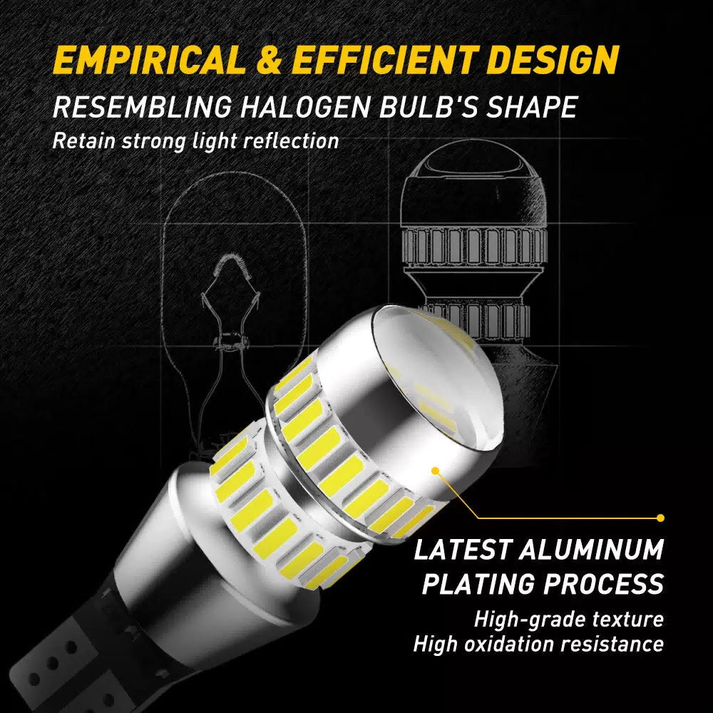 2X AUXITO LED Reverse Backup Light Bulb T15 912 921 Extremely Bright White 6000K AUXITO [4]