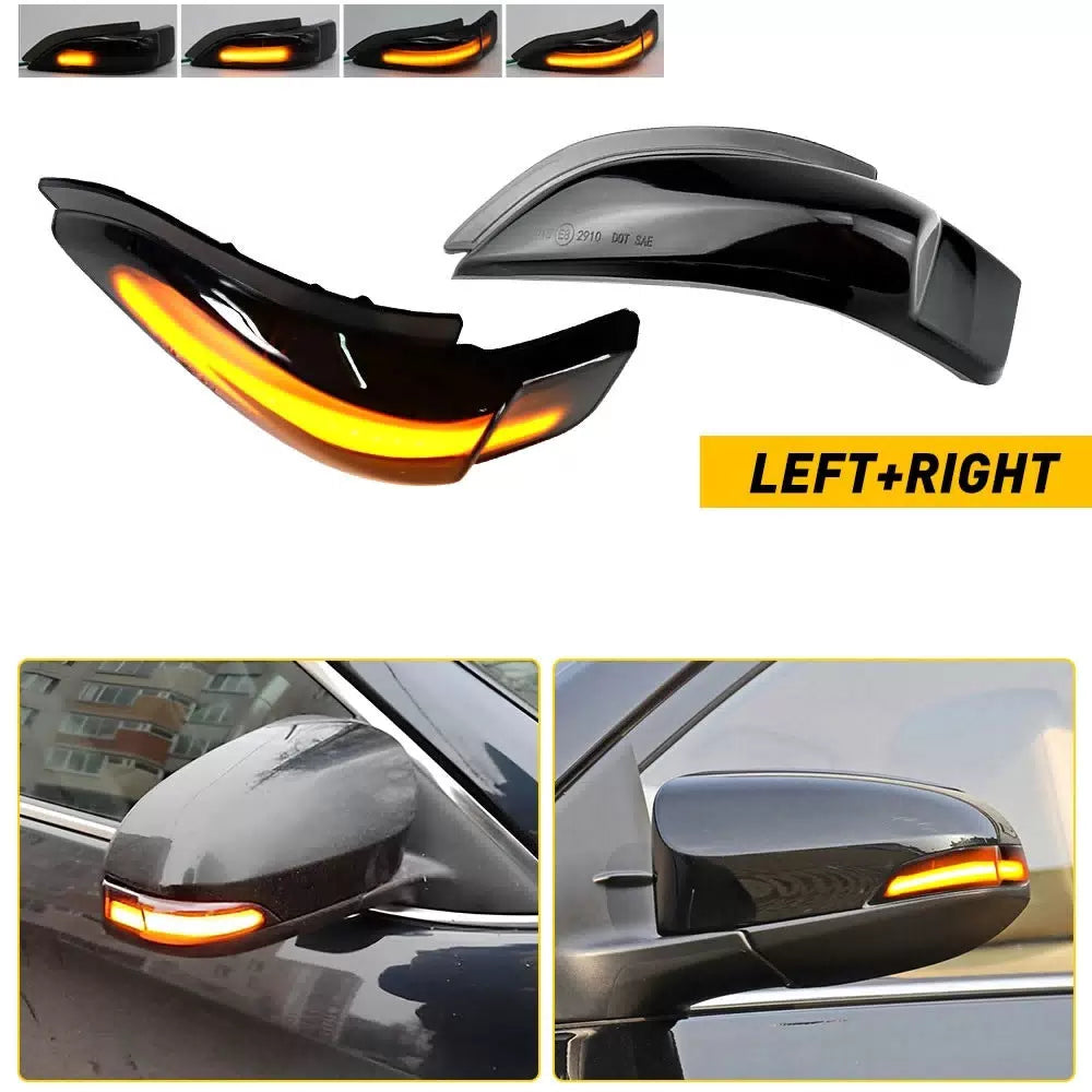 2X Amber LED Side Mirror Turn Signal Puddle Light For Toyota Avalon 2013-2018 EA 6B93BC-57 [1]