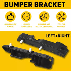 2X Bumper Bracket For 2011-2015 Hyundai Sonata Front Driver and Passenger Side 6B93BC-57 [3]