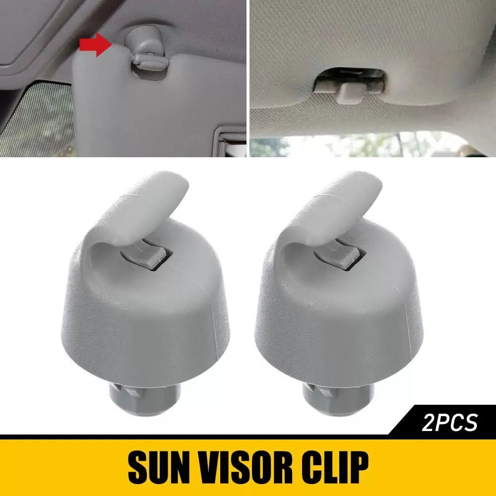 2X FOR NISSAN ALTIMA,MURANO,PATHFINDER,MAXIMA DRIVER OR PASSENGER SUN VISOR CLIP 6B93BC-57 [1]