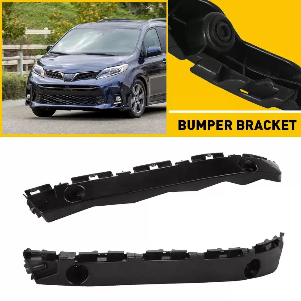 2X For 2011-2020 Toyota Sienna Front Bumper Retainer Brackets Left Right Side 6B93BC-57 [1]