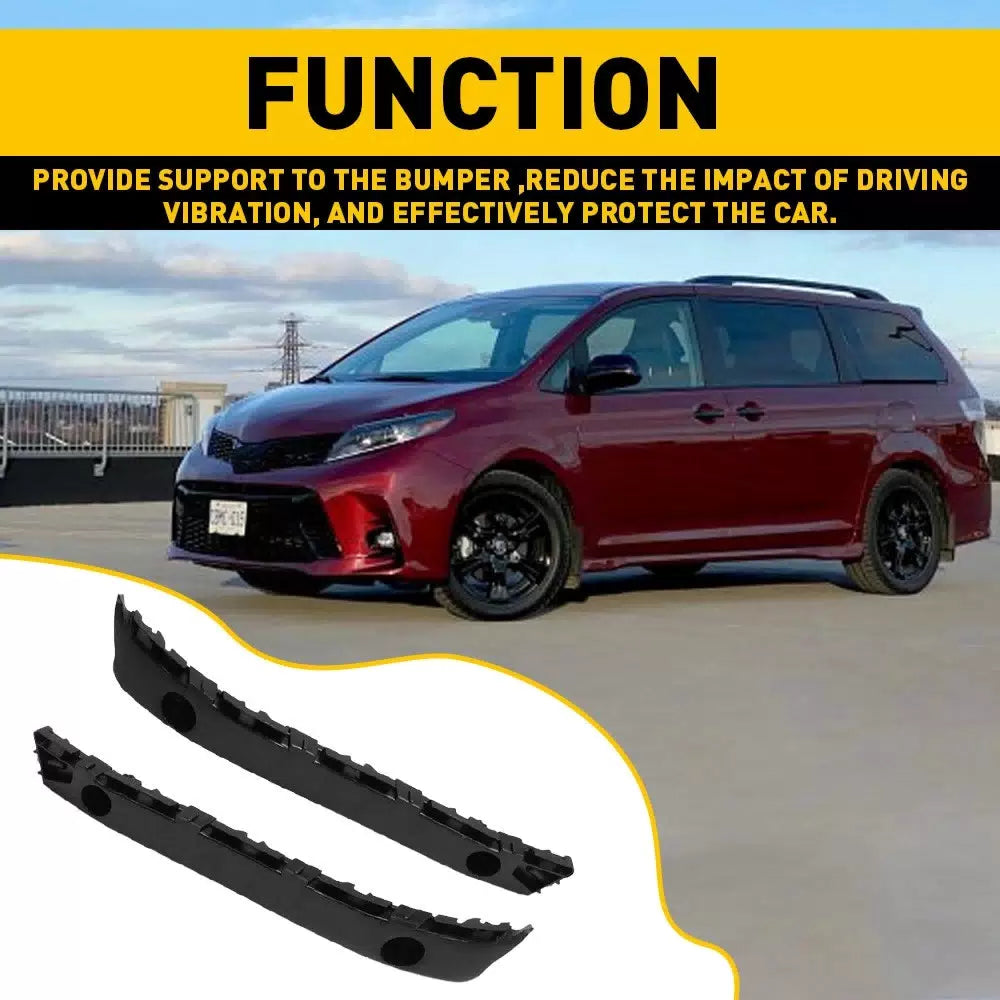 2X For 2011-2020 Toyota Sienna Front Bumper Retainer Brackets Left Right Side 6B93BC-57 [4]
