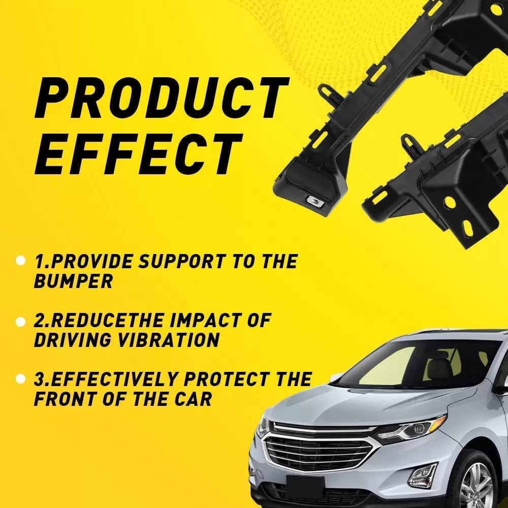 2X For 2018-2022 Chevy Equinox Left Right Front Side Bumper Support Brackets EOA 6B93BC-57 [7]