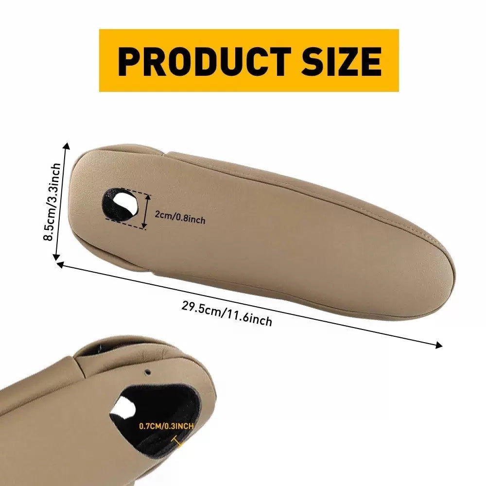 2X For Lexus RX 300 330 350 Beige 2003-09 Leather Seat Armrest Cover Durable EOA 6B93BC-57 [2]