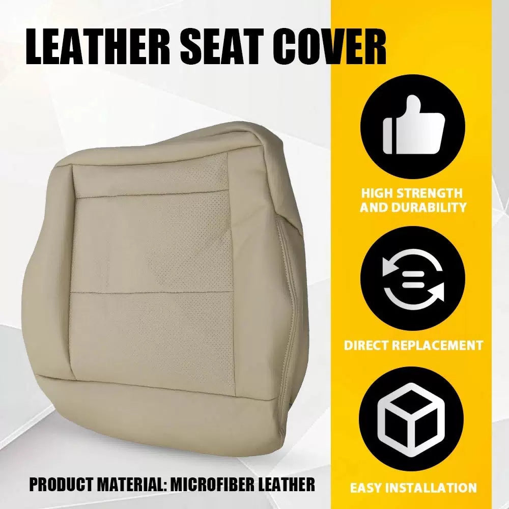 2X For Mercedes Benz E350 E550 2010-2014 Driver Bottom Leather Seat Cover Tan EA 6B93BC-57 [5]