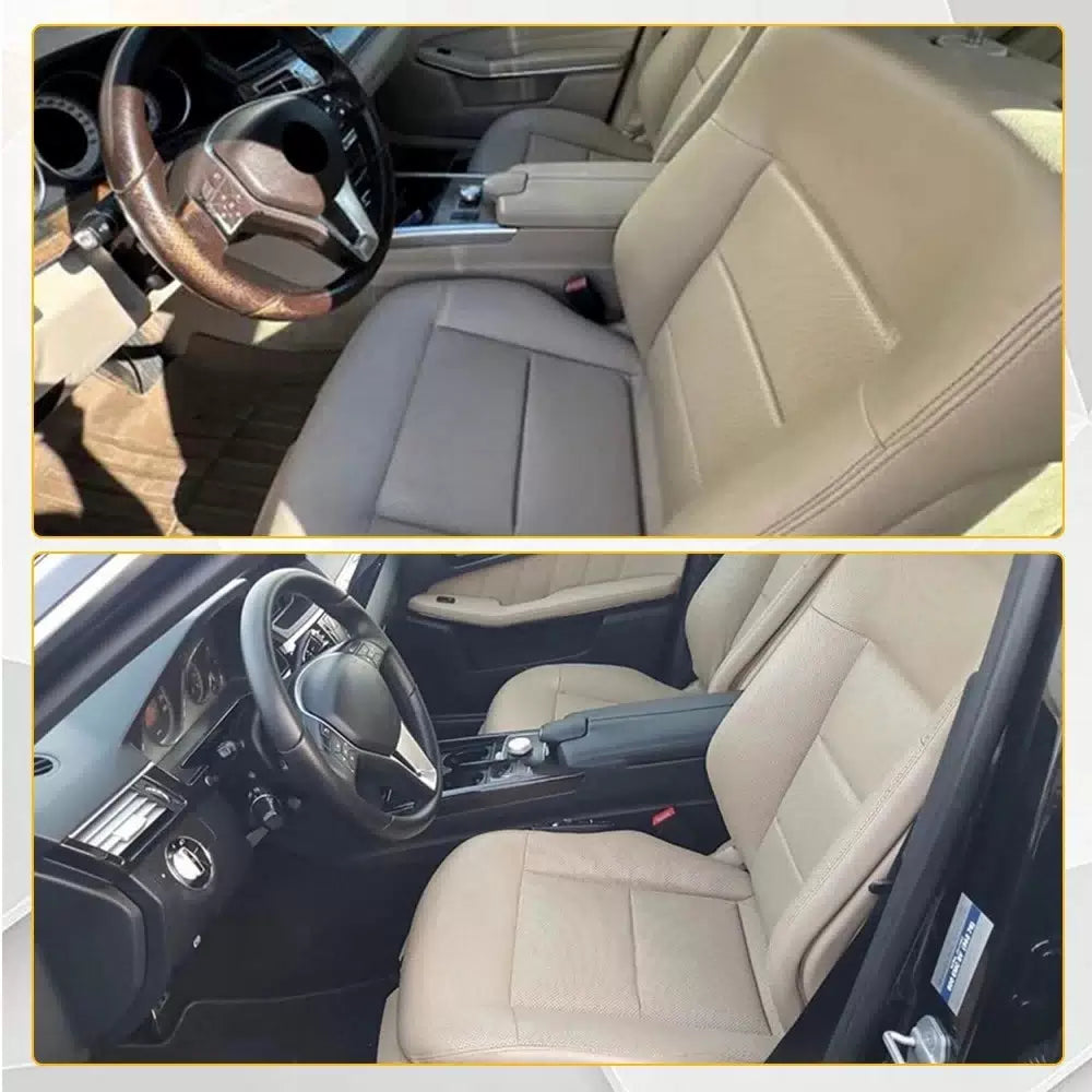 2X For Mercedes Benz E350 E550 2010-2014 Driver Bottom Leather Seat Cover Tan EA 6B93BC-57 [8]