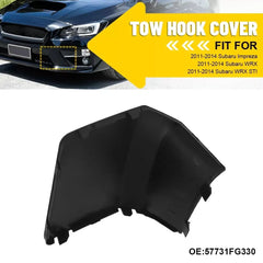 2X For Subaru Impreza WRX STi 2011 2012 2013 2014 Front Tow Hitch Bumper Cover A 6B93BC-57 [1]