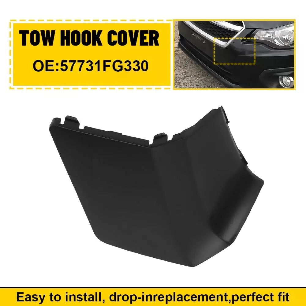 2X For Subaru Impreza WRX STi 2011 2012 2013 2014 Front Tow Hitch Bumper Cover A 6B93BC-57 [8]