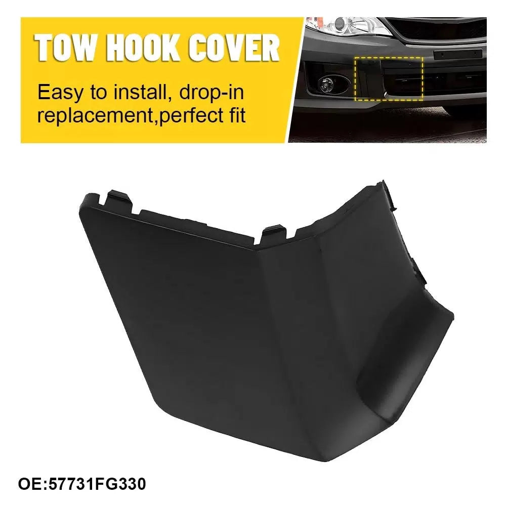 2X For Subaru Impreza WRX STi 2011 2012 2013 2014 Front Tow Hitch Bumper Cover A 6B93BC-57 [9]