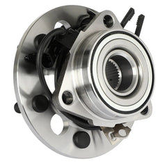 2X Front Wheel Hub Bearings + 2X CV Axles For Chevy K1500 Tahoe Yukon 4WD 6 Lug KOEEP [2]