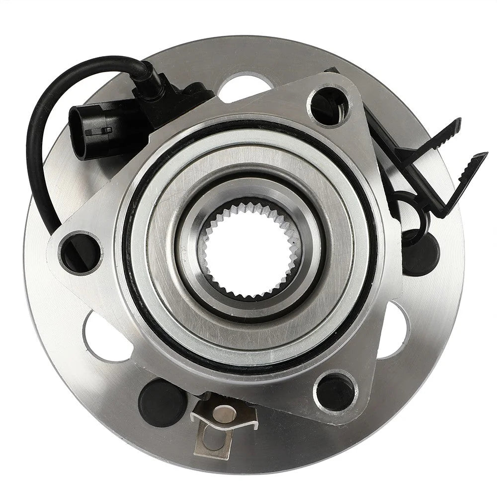 2X Front Wheel Hub Bearings + 2X CV Axles For Chevy K1500 Tahoe Yukon 4WD 6 Lug KOEEP [5]