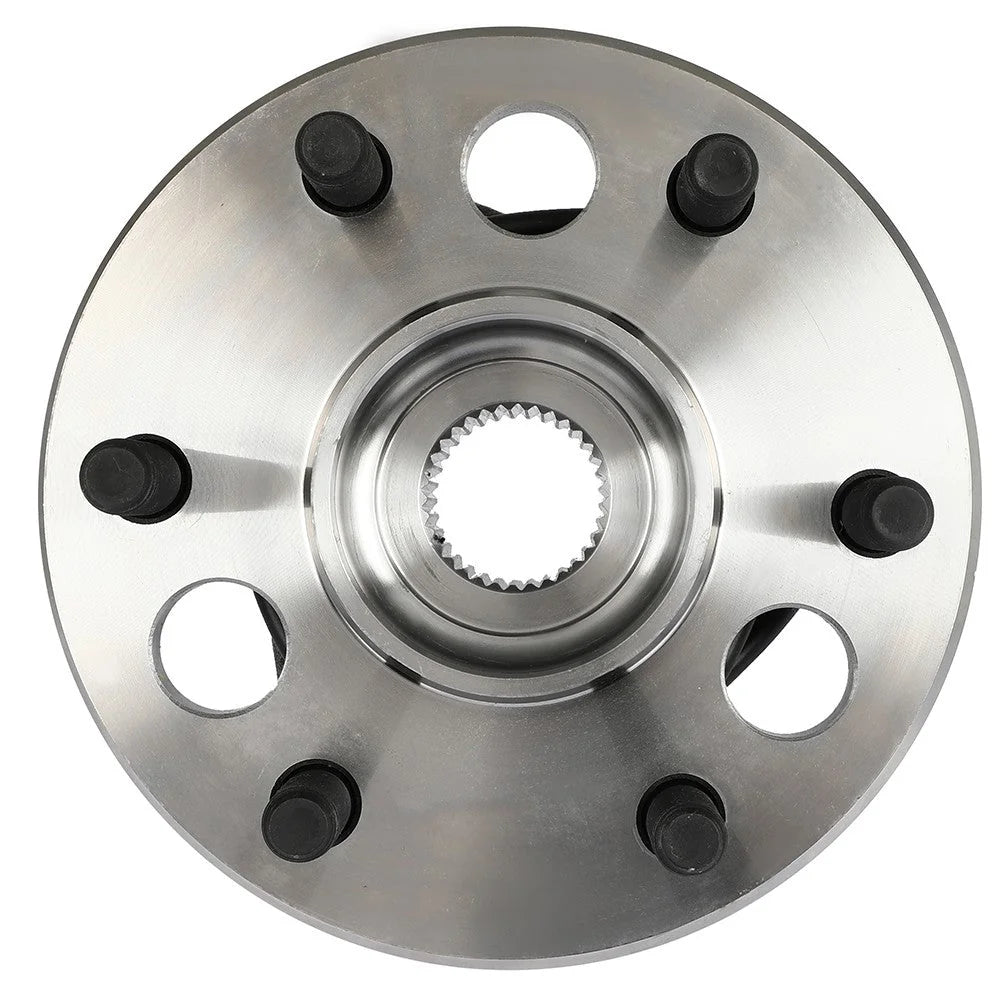 2X Front Wheel Hub Bearings + 2X CV Axles For Chevy K1500 Tahoe Yukon 4WD 6 Lug KOEEP [6]