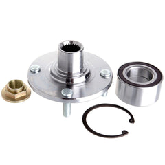 2X Front Wheel Hub & Bearings Kit + 2X CV Axles For Ford Focus 2000-2011 4 Lug KOEEP [2]