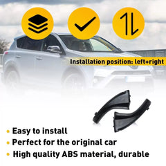 2X Front Window Wiper Side Cowl Extension Cover For Toyota RAV4 2013-2018 EOA 6B93BC-57 [2]