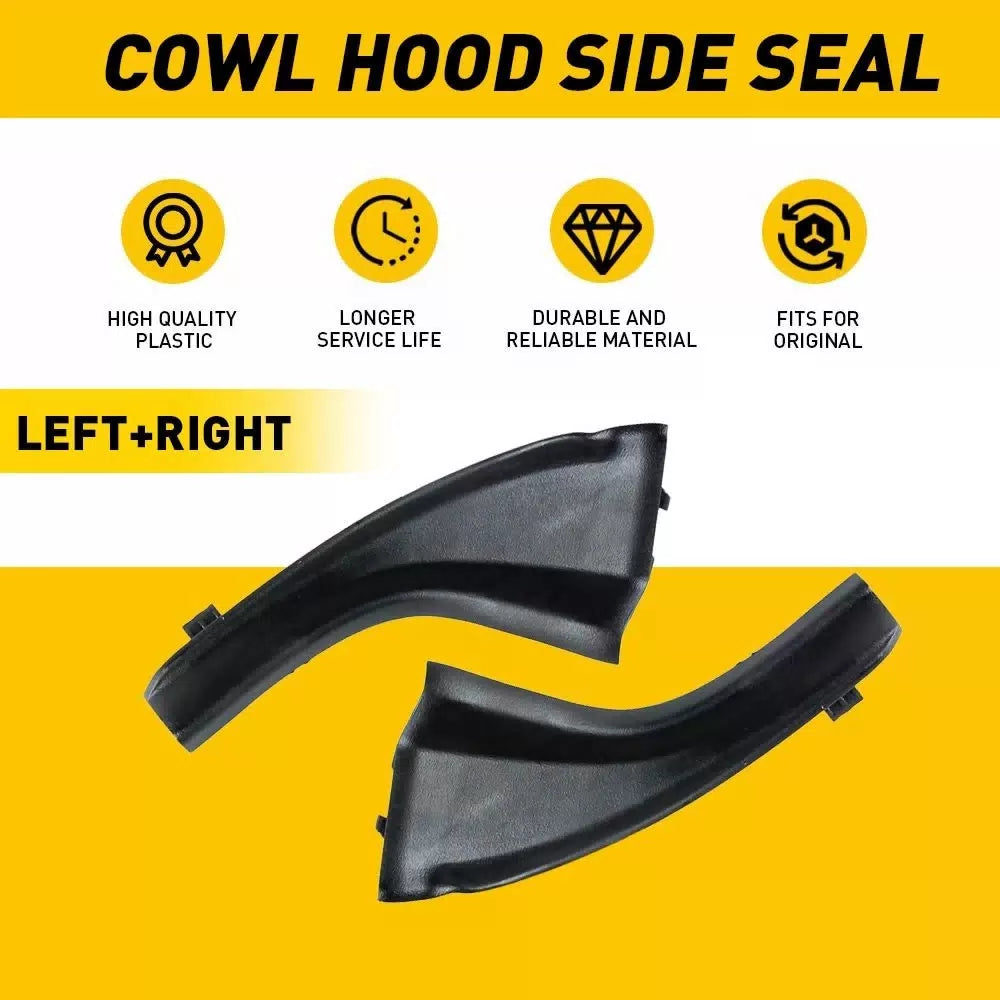 2X Front Window Wiper Side Cowl Extension Cover For Toyota RAV4 2013-2018 EOA 6B93BC-57 [3]