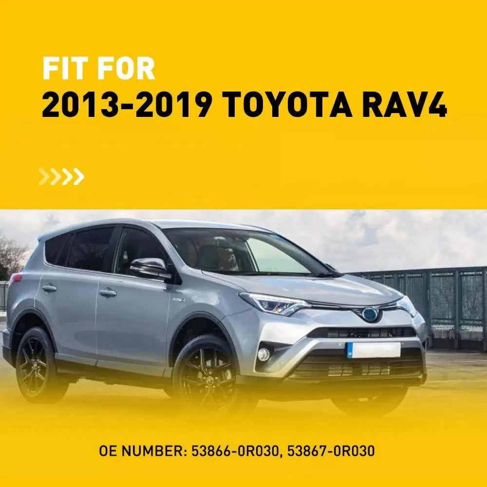 2X Front Window Wiper Side Cowl Extension Cover For Toyota RAV4 2013-2018 EOA 6B93BC-57 [6]