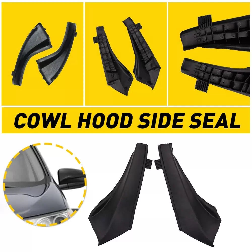 2X Front Window Wiper Side Cowl Extension Cover For Toyota RAV4 2013-2018 EOA 6B93BC-57 [9]