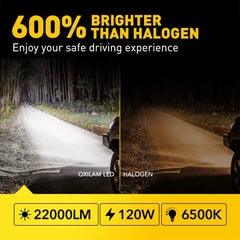 2X H11 LED Headlight Bulb Kit High/Low Beam Super Bright 6500K White 22000LM EOA 6B93BC-57 [2]