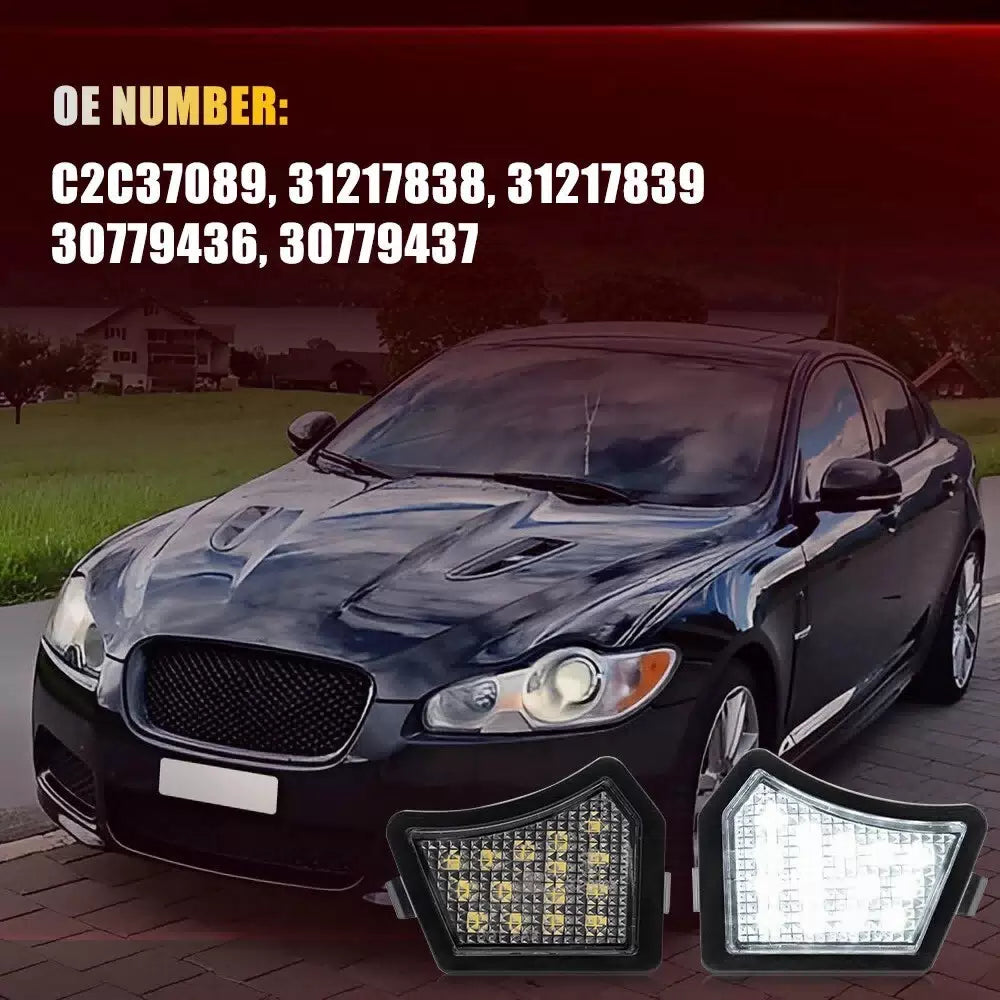 2X LED Under Side Mirror Puddle Lights For Jaguar XJ-Type 2010-2019/XF 2009-21 A 6B93BC-57 [5]
