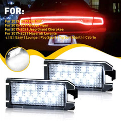 2X License For Plate LED Light 500 2013-19 Dodge Fiat Viper Grand Jeep Cherokee 6B93BC-57 [1]
