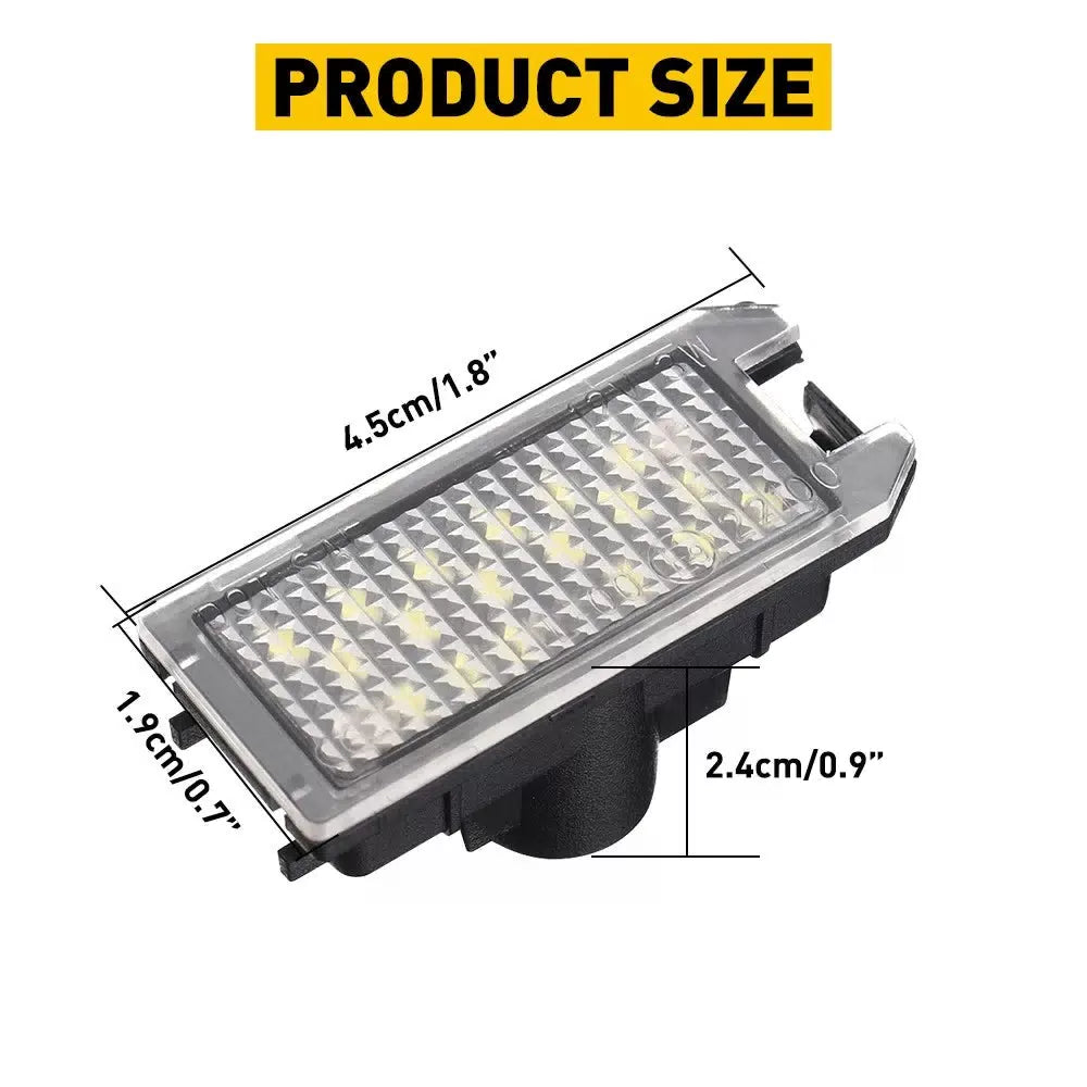 2X License For Plate LED Light 500 2013-19 Dodge Fiat Viper Grand Jeep Cherokee 6B93BC-57 [9]