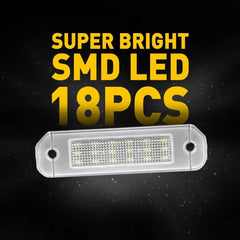 2X License Plate LED Lights Lamps Assembly For Civic 92-95 Hatchback 96-00 Coupe 6B93BC-57 [3]
