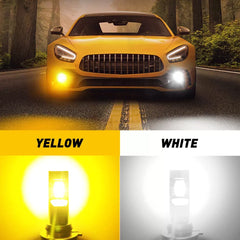 2X Switchback H11 H16 H8 LED Fog Light Bulbs Dual Color Yellow White Canbus EA 6B93BC-57 [3]
