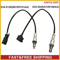 2X Up&Downstream Oxygen O2 Sensors For Jeep Cherokee Renegade Chrysler 200 2.4L 6B93BC-57 [1]