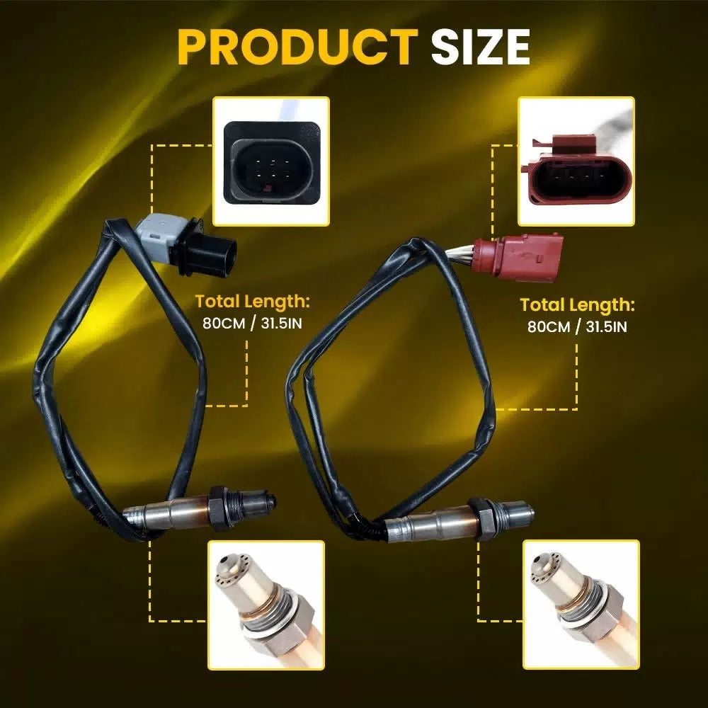 2X Upstream & Downstream Oxygen O2 Sensor For 2005-2014 Volkswagen Jetta 2.5L EA 6B93BC-57 [10]