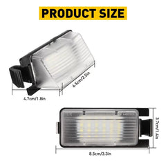 2X White LED License Plate Light 6000K For 2007-2012 NISSAN VERSA HATCHBACK 5DR 6B93BC-57 [2]
